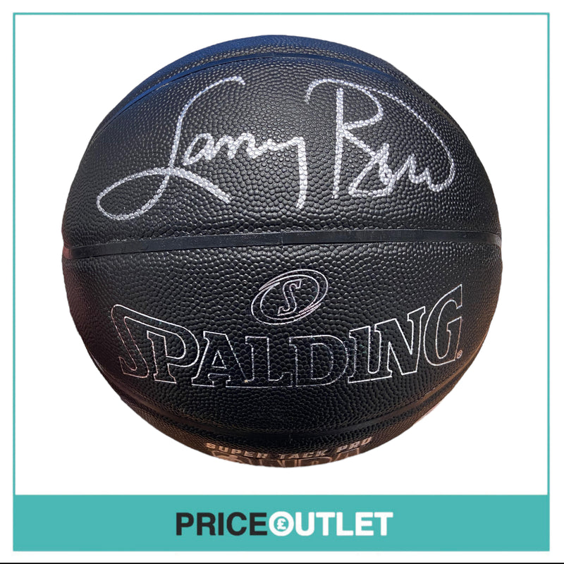 Autographed Larry Bird Black Basketball