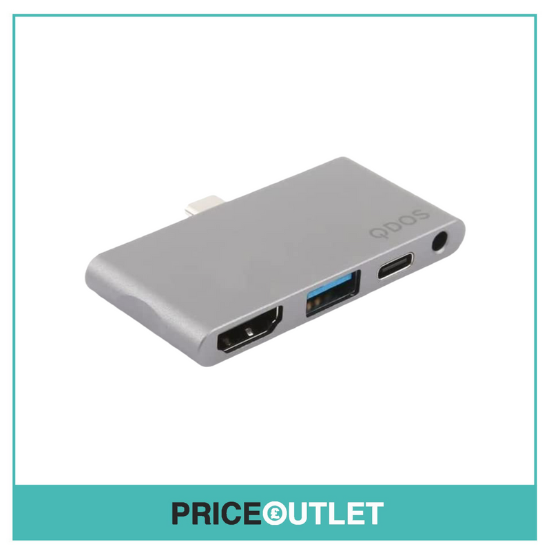 PowerLink Nano 4-in-1 USB-C Hub - Silver