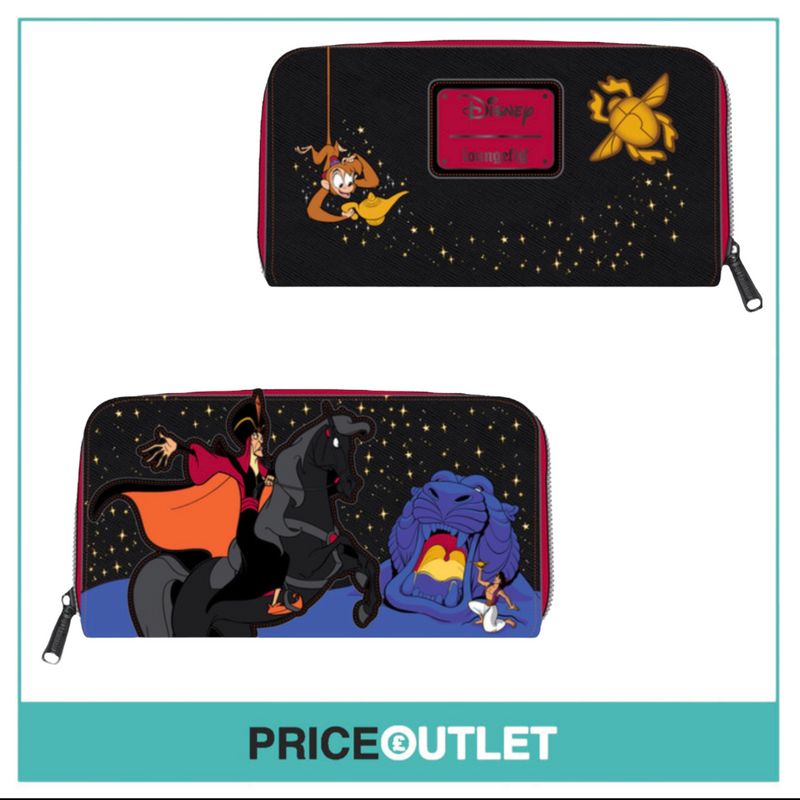 Loungefly - Disney - Aladdin Jafar Villains Scene Zip Around Wallet