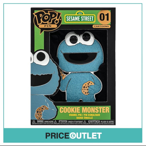 Funko Cookie Monster #01 Pop! Enamel Pin Badge - Sesame Street