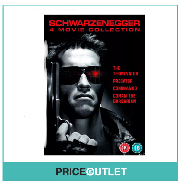 Schwarzenegger - 4 Movie Collection - DVD - BRAND NEW SEALED