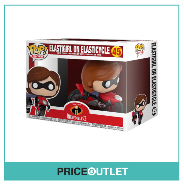 Funko - Elastigirl on Elasticycle #45 Rides The Incredibles - BRAND NEW