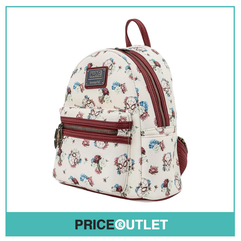 Loungefly - Marvel - Spider-Man Floral Mini Backpack