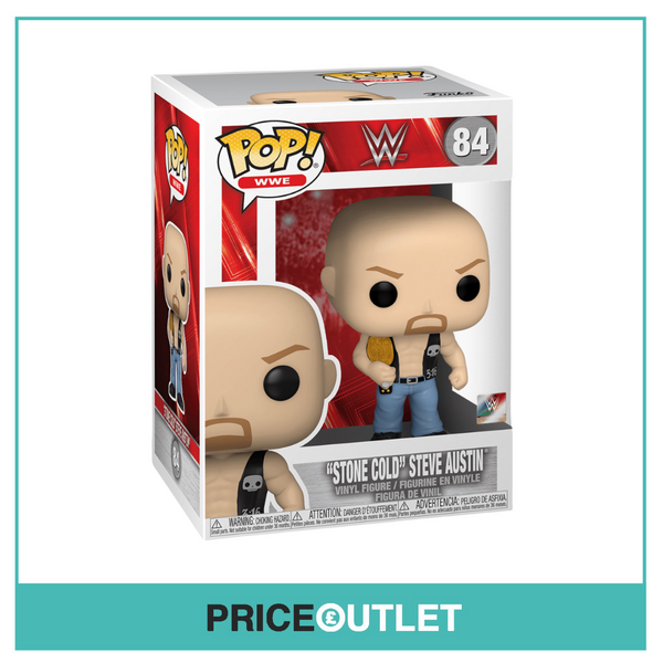 Funko - “Stone Cold” Steve Austin #84 WWE -  BRAND NEW IN A FREE POP PROTECTOR