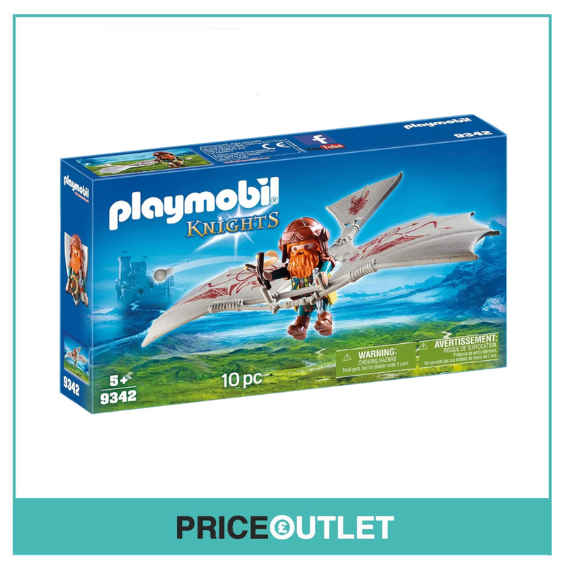 Playmobil - Knights Dwarf Flyer (9342) - Brand New Sealed