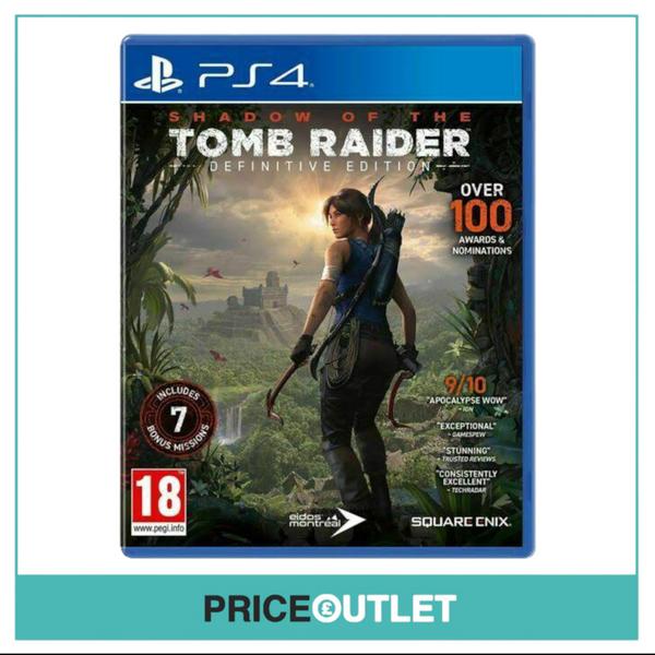 PS4: Shadow of the Tomb Raider - Definitive Edition (Playstation 4) - Excellent Condition