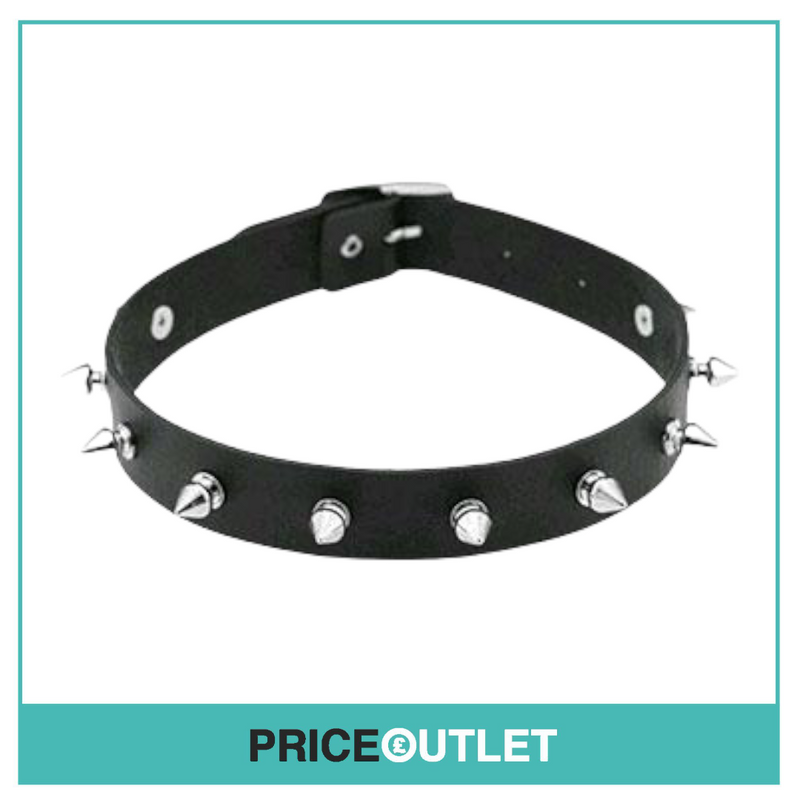 Gothic Spike Choker Sexy Belt Collar PU Leather Necklace Collar Punk Rock