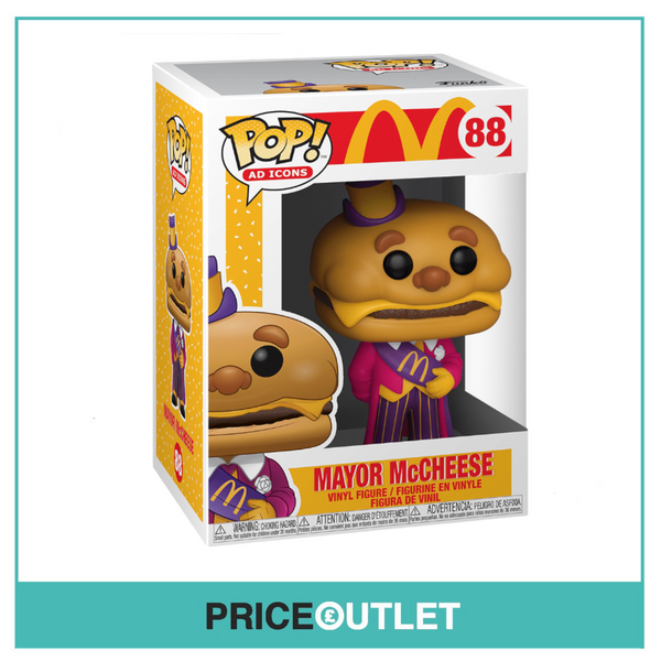 Funko - Mayor McCheese #88 Funko Pop! Ad Icons - Brand New - Free Pop Protector