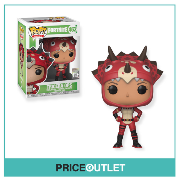 Funko Fortnite Tricera Ops Pop! Figure Vinyl Figure - BRAND NEW IN A FREE POP PROTECTOR