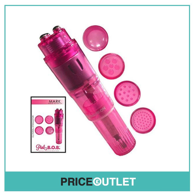 Clitoris Mini Bullet Vibrator with G-Spot Massager and Interchangeable Heads