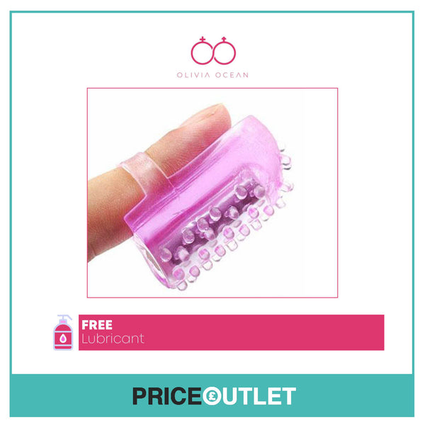 Mini Vibrating Finger Sleeve Massager Powerful Vibration Massage Wand