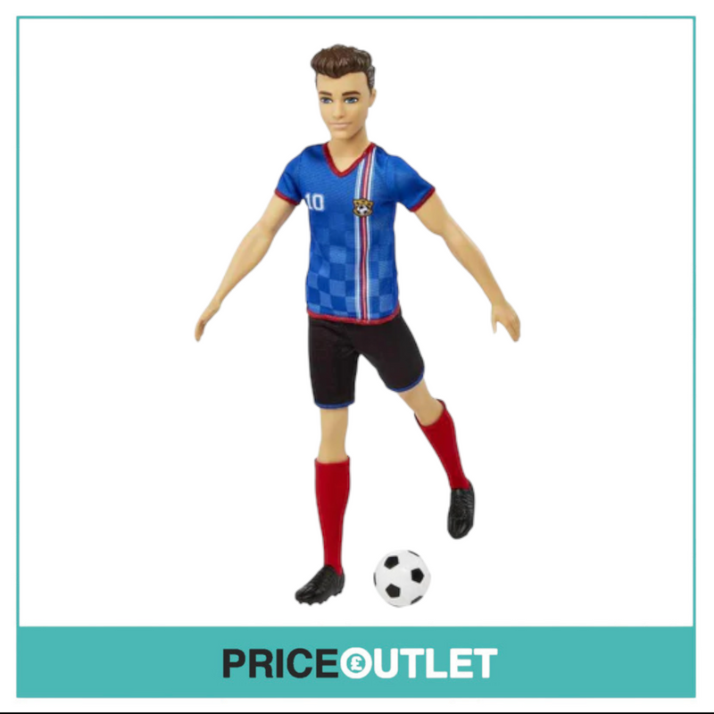 Barbie Ken Soccer Doll - Blue