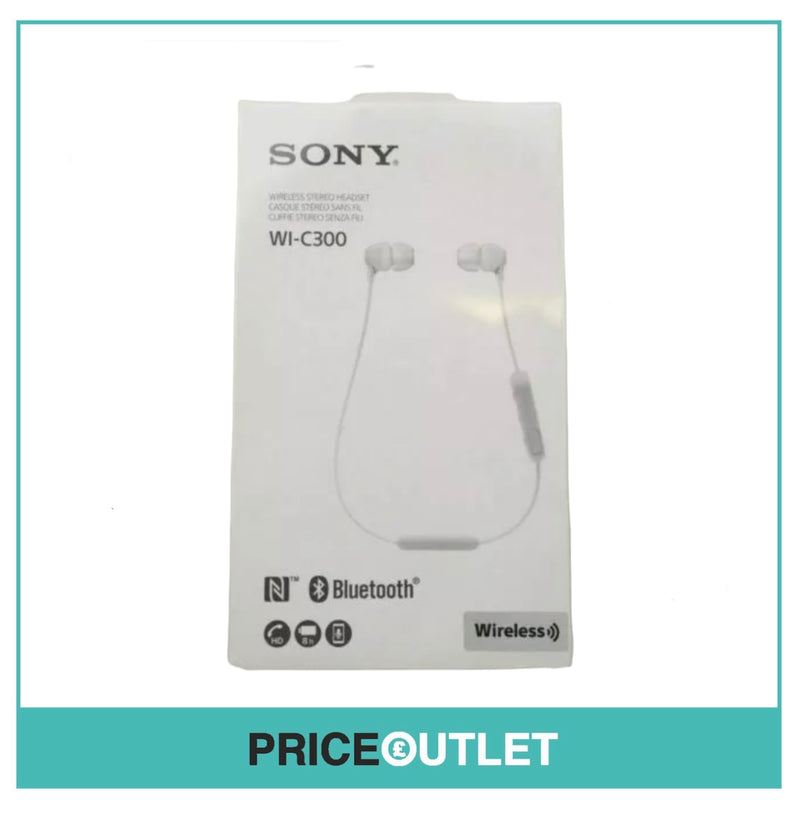 Sony WI-C300 Wireless In-Ear Headphones - White - BRAND NEW