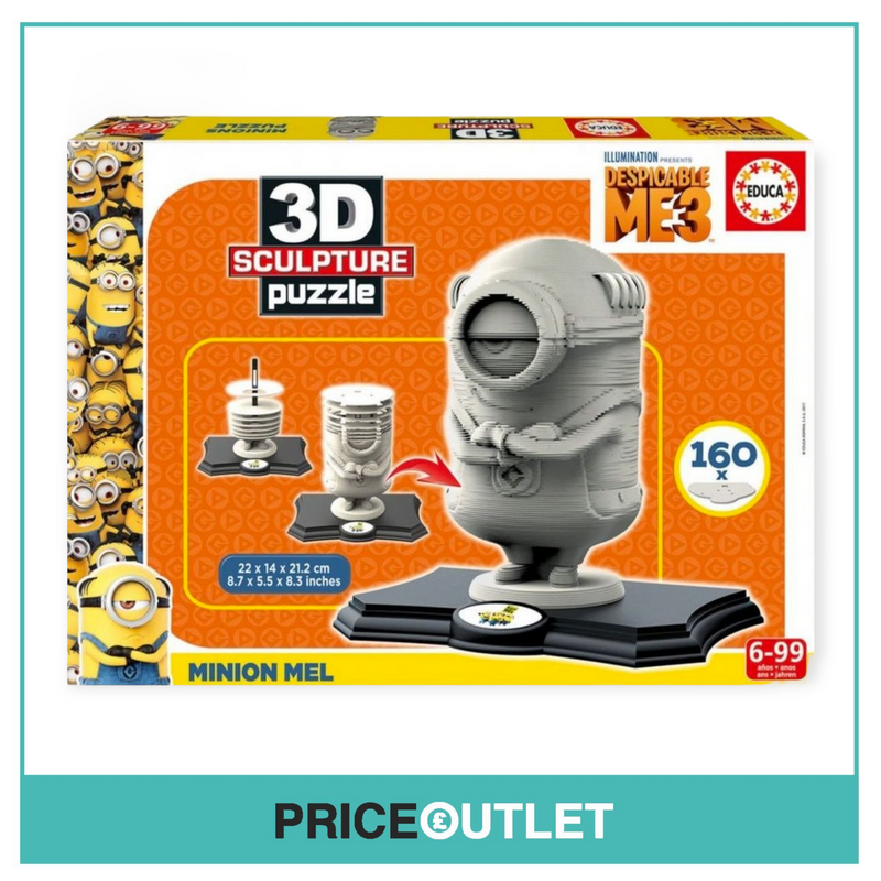 Despicable Me 3 - 160pcs 3D Sculpture Puzzle - Minion Mel