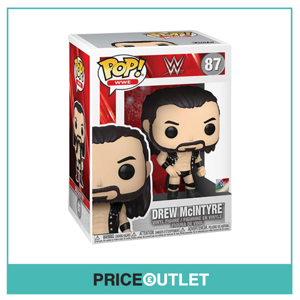 Funko - Drew McIntyre #87 WWE - BRAND NEW IN A FREE POP PROTECTOR