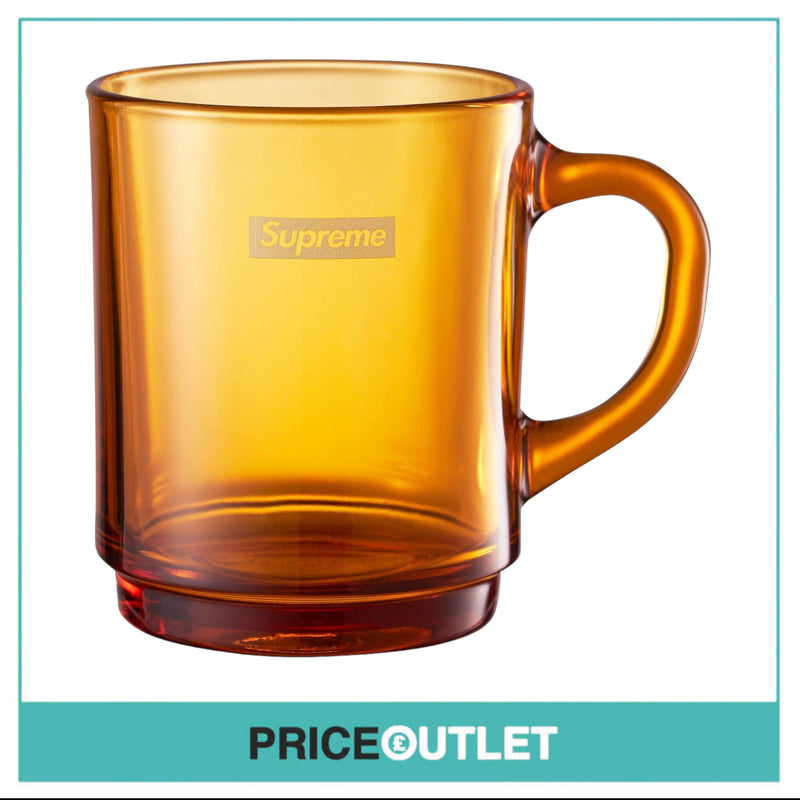 Supreme - Duralex Glass Mugs 'Amber' (Set of 6)