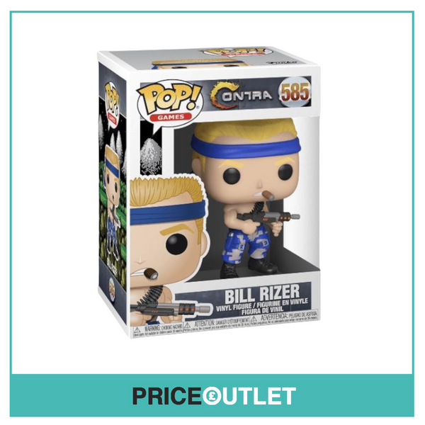 Funko Bill Rizer #585 Games: Contra - BRAND NEW IN A FREE POP PROTECTOR