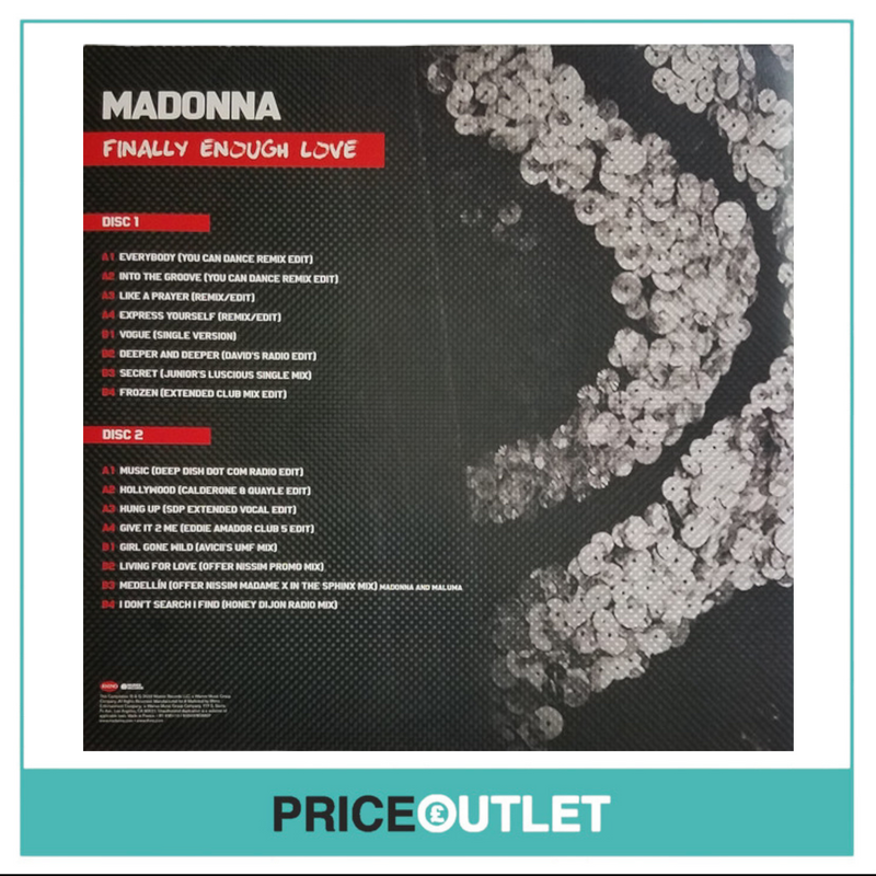 Madonna - Finally Enough Love - Silver Vinyl