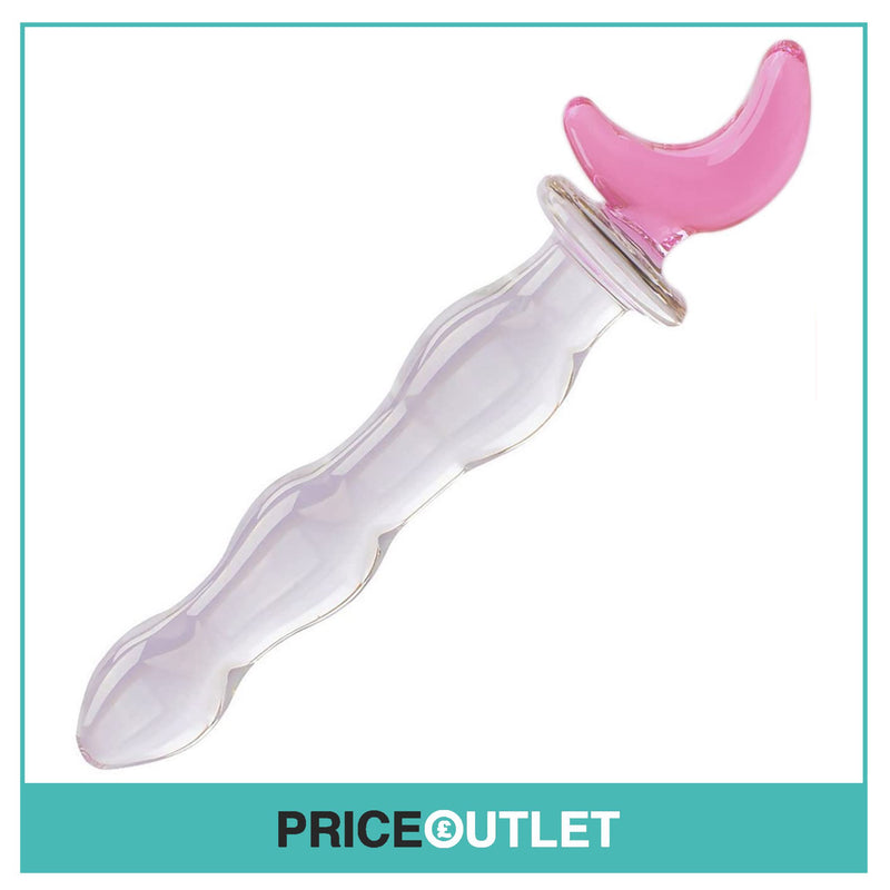 Glass Crescent Moon Dildo