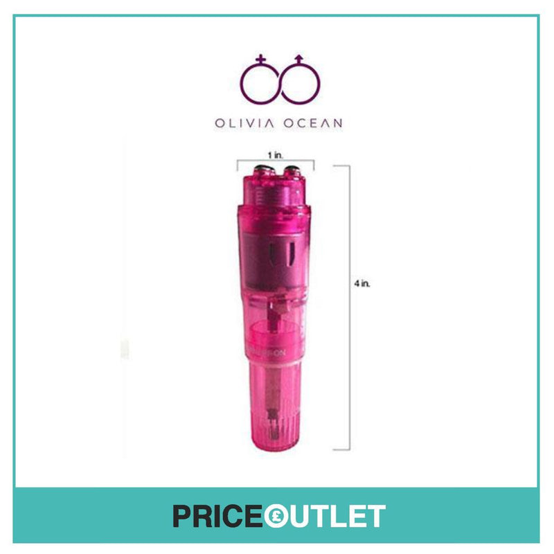 Clitoris Mini Bullet Vibrator with G-Spot Massager and Interchangeable Heads