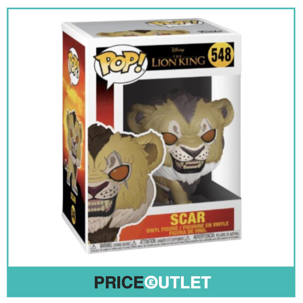 Funko - Scar #548 The Lion King -  BRAND NEW IN A FREE POP PROTECTOR