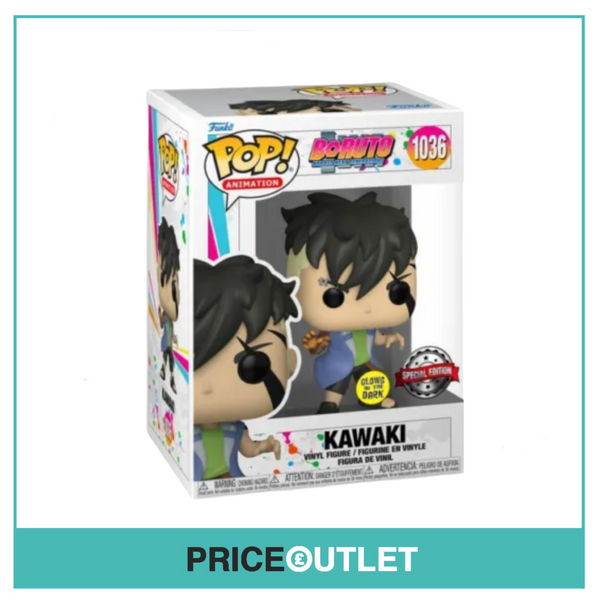 Funko - Kawaki #1036 (Glows in the Dark) Funko Pop! Boruto - Special Edition - BRAND NEW IN A FREE POP PROTECTOR