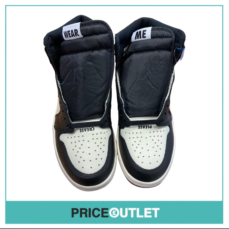 Nike - Air Jordan 1 Retro High OG Not For Resale 'Sail Black' - UK 7.5