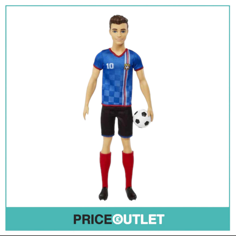 Barbie Ken Soccer Doll - Blue