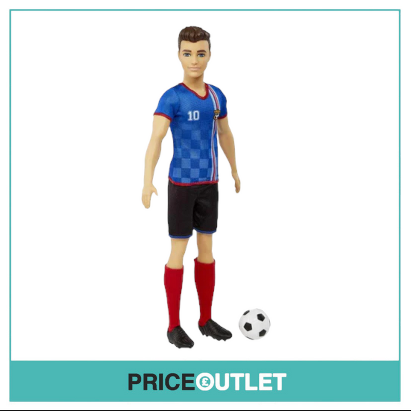 Barbie Ken Soccer Doll - Blue