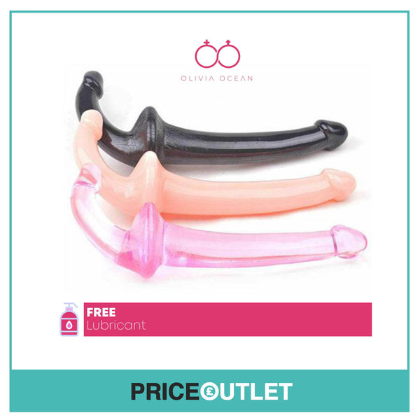 Large Strapless Strap On Dildo Realistic Double Ended Long Big Sex Toy