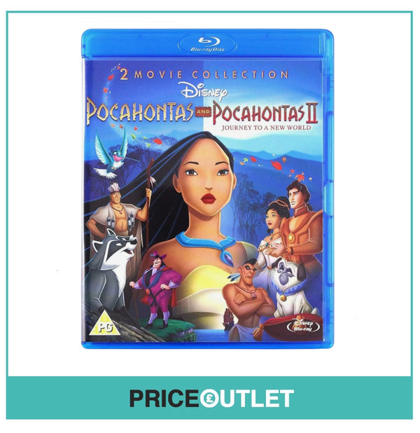 Disney's Pocahontas - 2 Movie Collection - Blu-Ray - BRAND NEW SEALED