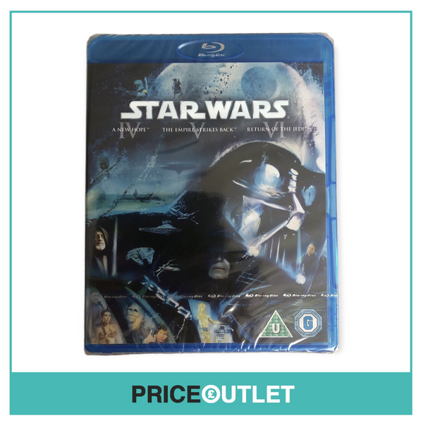 Star Wars: A New Hope, The Empire Strikes Back & Return Of The Jedi - Blu-Ray - BRAND NEW SEALED