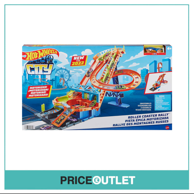 Hot Wheels - City Roller Coaster Rally Playset