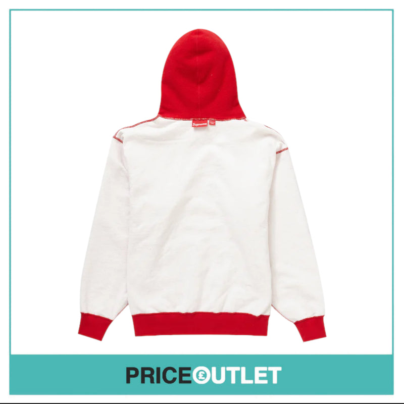 Supreme - Inside Out Hooded Sweatshirt 'Red' - BRAND NEW