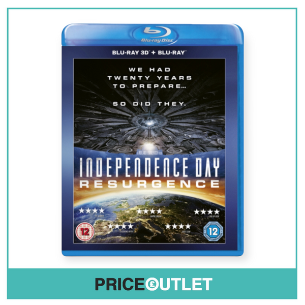 Independence Day Resurgence - Blu-Ray 3D + Blu-Ray  - BRAND NEW SEALED