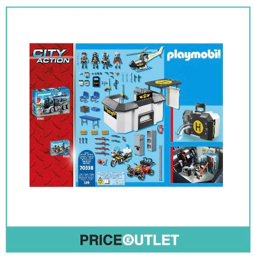 Playmobil City Action - Tactical Unit Headquarters - 70338 - Slight Box Damage