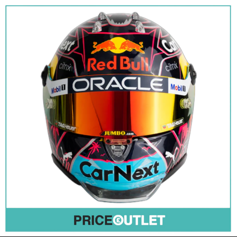 Red Bull - 2022 Max Verstappen Miami Grand Prix Limited Edition 1:2 Scale Mini Helmet