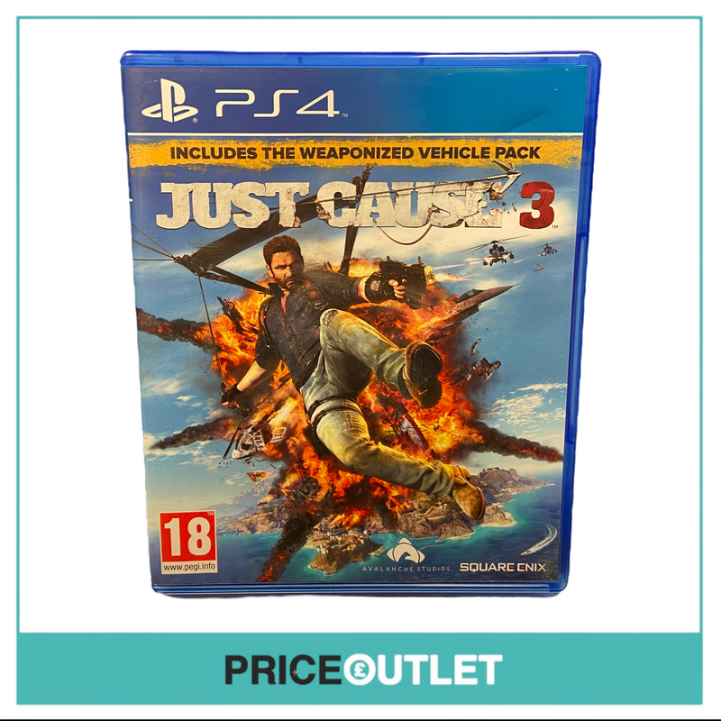 PS4: Just Cause 3 with Weaponised Vehicle Pack (Playstation 4)