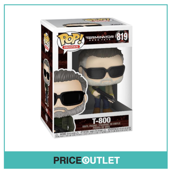 Funko - T-800 #819 Terminator Dark Fate -  BRAND NEW IN A FREE POP PROTECTOR