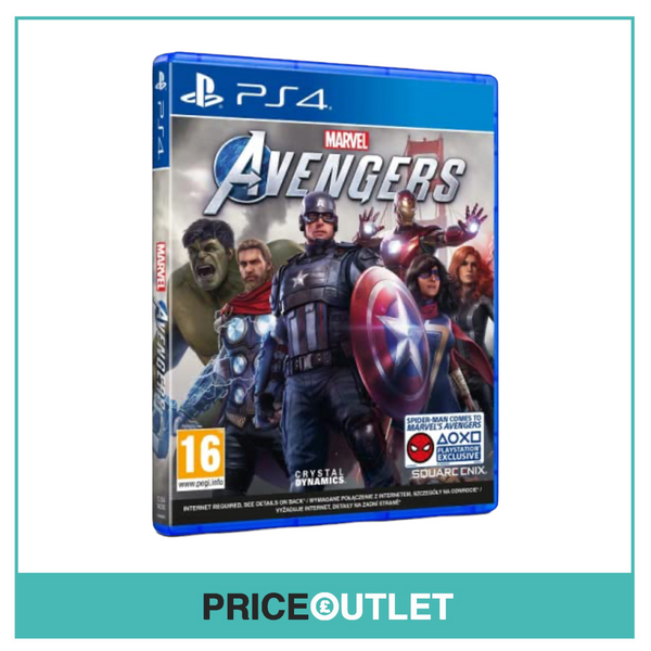 PS4: Marvel Avengers With Spider Man Access (Playstation 4) - Excellent Condition