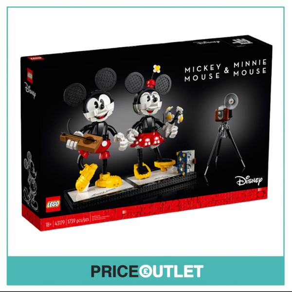 LEGO - Mickey Mouse & Minnie Mouse Buildable Characters - 43179