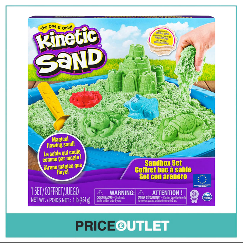 Kinetic Sand Sandbox Playset - Green