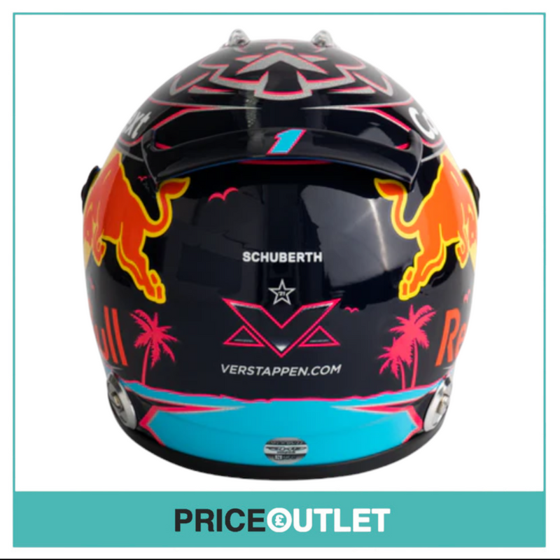 Red Bull - 2022 Max Verstappen Miami Grand Prix Limited Edition 1:2 Scale Mini Helmet