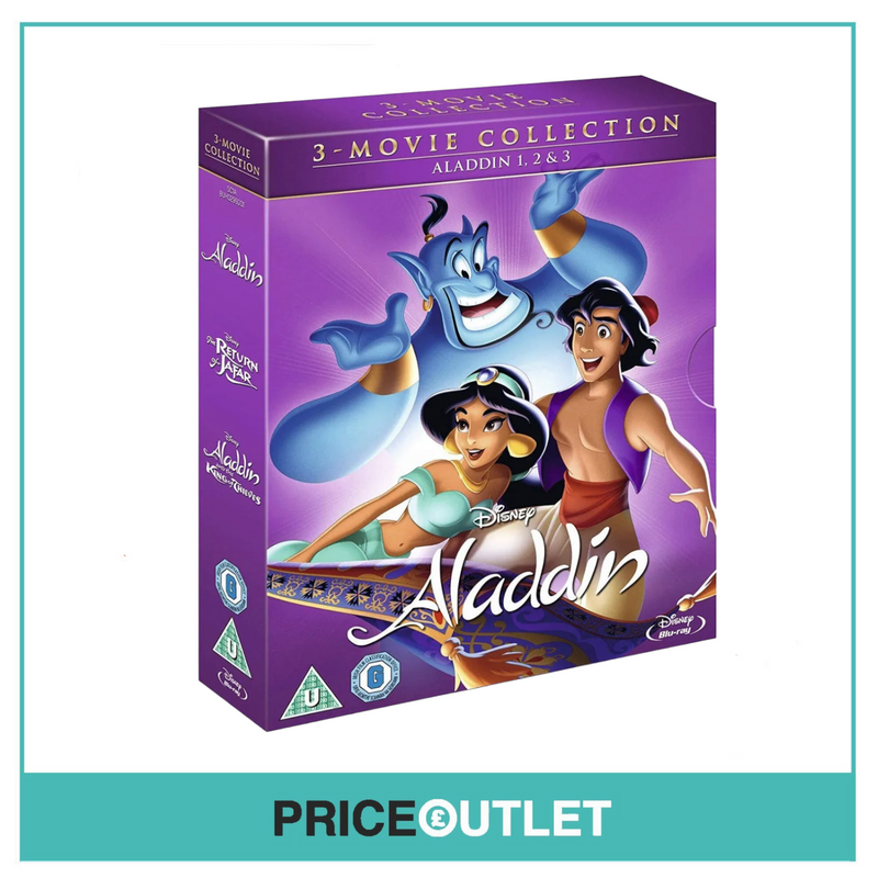 Aladdin - 3 Movie Box Set - DVD - Brand New Sealed