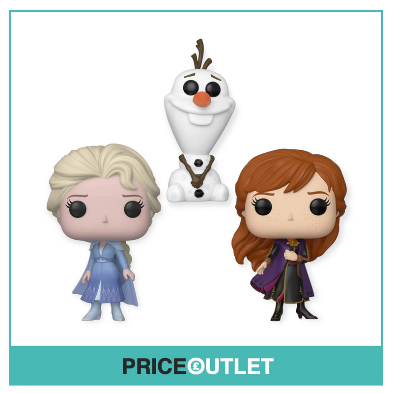 Funko - Elsa/Anna/Olaf Deluxe Funko 3 Pack! Frozen 2 - Barnes & Noble Exclusive