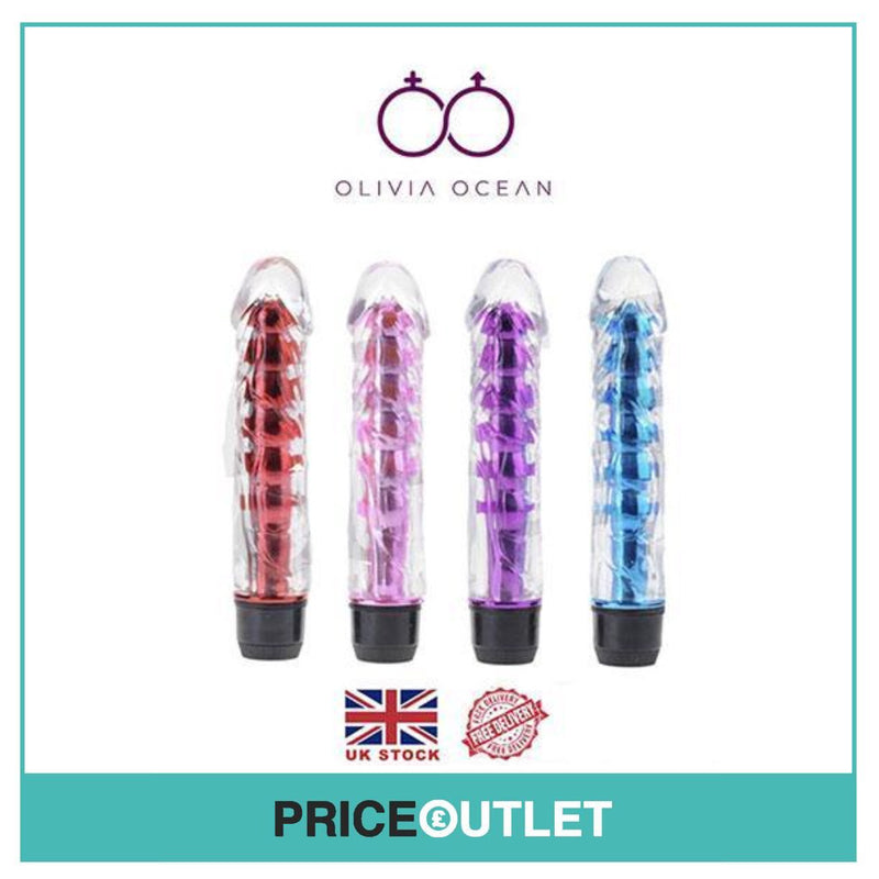 Vibrating Dildo Multi Speed Vibrator Jelly Feel Sex Toy