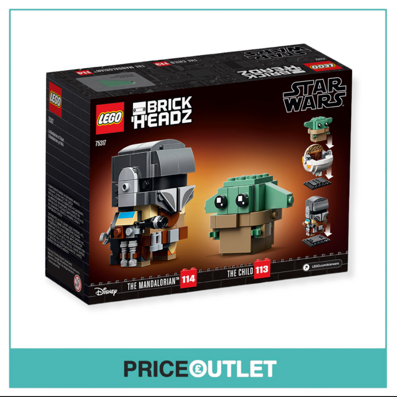 LEGO Star Wars Brick Headz - The Mandalorian & the Child - 75317