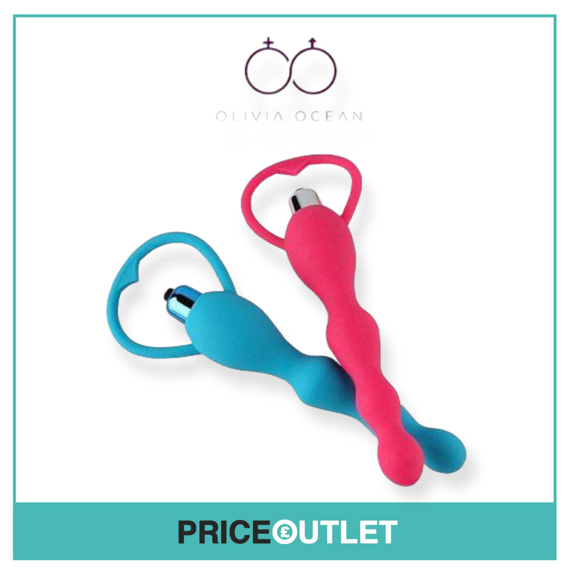 Butt Plug Vibrator Sex toy Bobbled Shaft Prostate Massager