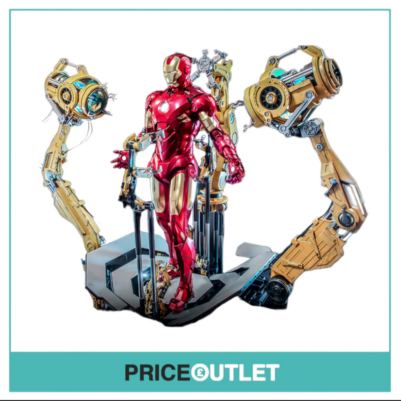 Hot Toys - Iron Man 2 - Mark IV (With Suit-Up Gantry) 1/6th Scale Collectible Diecast Figure