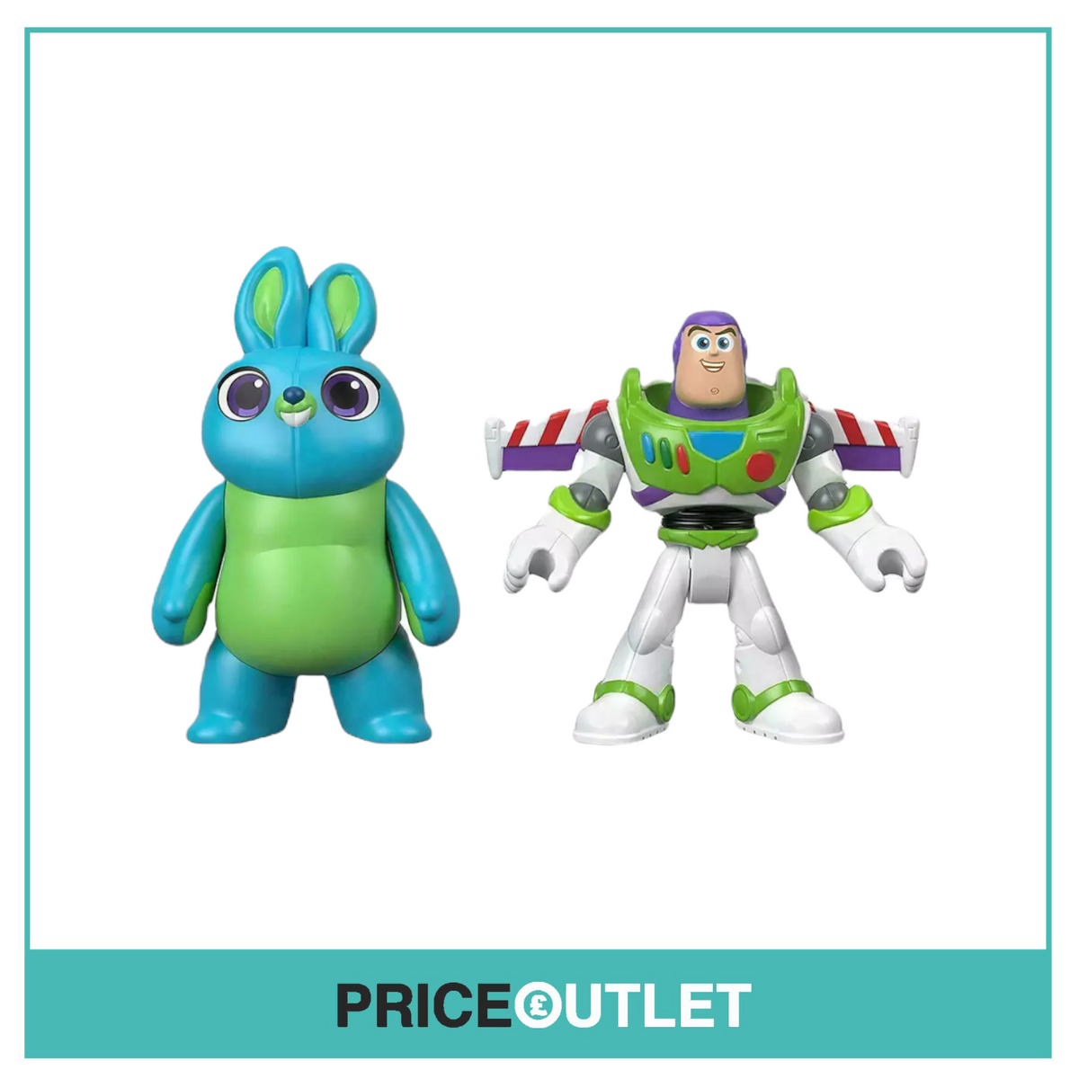 Imaginext Toy Story 4 - Bunny and Buzz Lightyear Figures